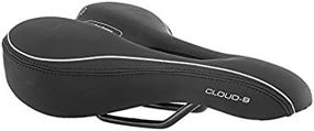 img 1 attached to 🚴 Sunlite Cloud-9 Black Sport Select Men's Non-suspension Bicycle Saddle