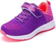 👟 gubarun kids lightweight sneakers: stylish and comfy casual running shoes for boys and girls logo