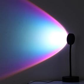 img 3 attached to Sunset Lamp Projector Rainbow Projection Lamp Romantic Led Sunset Projection Light For Party Photo Vlog Background Bedroom (Rainbow)