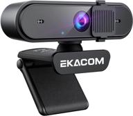 🎥 ekacom k20e: hd 1080p webcam with microphone & privacy cover - perfect for pc video conferencing, calling, gaming, laptop, desktop mac logo