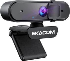 img 4 attached to 🎥 EKACOM K20E: HD 1080p Webcam with Microphone & Privacy Cover - Perfect for PC Video Conferencing, Calling, Gaming, Laptop, Desktop Mac