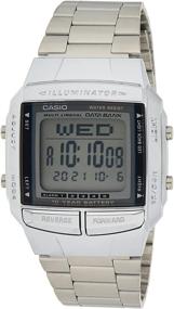 img 4 attached to Casio Mens Digital Quartz Watch DB-360-1A: Sleek and Stylish Timekeeping Essential