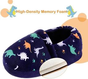 img 1 attached to Festooning Slippers Non Slip Toddler Dinosaur