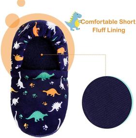 img 2 attached to Festooning Slippers Non Slip Toddler Dinosaur