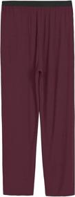 img 3 attached to Latuza Bamboo Viscose Bottoms Pockets Men's Clothing for Sleep & Lounge