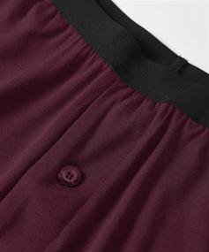 img 2 attached to Latuza Bamboo Viscose Bottoms Pockets Men's Clothing for Sleep & Lounge
