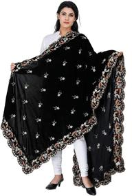 img 3 attached to Exotic India Dupatta Amritsar Embroidered Crafting