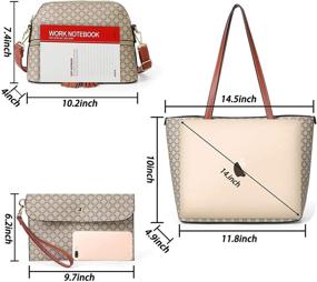 img 2 attached to 👜 EZOLY Women's Handbags & Wallets: Stylish Shoulder Satchel Totes for Shopping