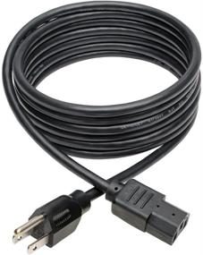 img 3 attached to 🔌 Tripp Lite P006-010: 10-ft. Standard Computer Power Cord (NEMA 5-15P to IEC-320-C13), 10A, 18AWG, Black