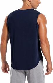 img 1 attached to Men's Sleeveless Shirts for Bodybuilding and Active Lifestyles by LecGee
