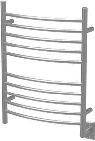 img 2 attached to 🔌 TOYEEKA Curved 10-Bar Electric Wall Mounted Towel Warmer, Hardwired Bath Towel Heater for Warm and Cozy Towels