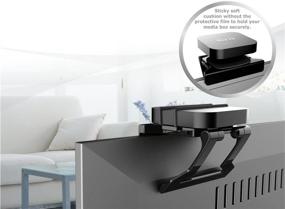 img 3 attached to 📺 Enhanced Viewing Experience: Emerald Adjustable TV Clip Mount Holder for Roku/Apple TV (7956)