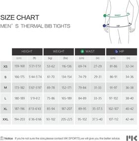 img 1 attached to 🚴 Stay Warm & Comfortable with MY KILOMETRE Gravel Men Thermal Bib Tights - Winter Cycling Bib Pants with Convenient Side Pockets