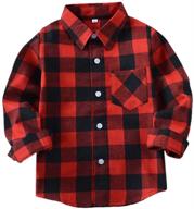 uwback sleeve flannel check shirts logo