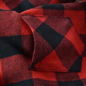 img 1 attached to Uwback Sleeve Flannel Check Shirts