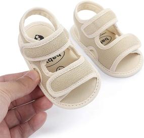 img 1 attached to Bebeii Breathable Sandals Premium Anti Slip Boys' Shoes ~ Sandals