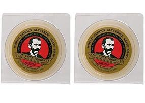 img 3 attached to 🧼 Two Pack of Colonel Conk World's Famous Shaving Soap, Bay Rum (4.50 Oz Net Weight)