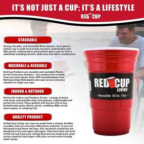 img 1 attached to 🌱 Revolutionary Red Cup Living: Eco-Friendly Reusable Beverage Solution