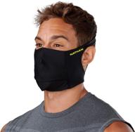 🏃 nathan reusable face mask: stay hydrated while exercising with the safe drinking opening for athletes! logo