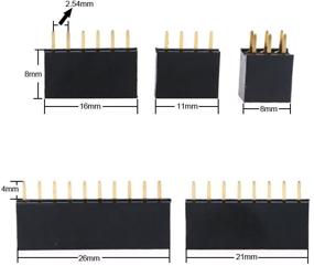 img 1 attached to Hilitchi 2,54 мм ассорти из стекируемых пластиковых деталей для Arduino