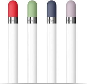 img 3 attached to 🎨 FRTMA Apple Pencil Cap Set - Midnight Blue, Lavender, Mint, Red - 4 Color Combo