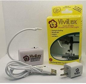 img 3 attached to Улучшите свое пространство с ViviLux VLSWL01 Белый (Беспроводной) Светодиодный Светильник