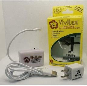 img 2 attached to Улучшите свое пространство с ViviLux VLSWL01 Белый (Беспроводной) Светодиодный Светильник