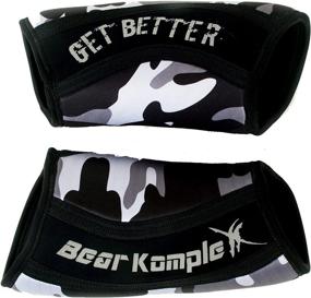 img 1 attached to 🏋️ Bear KompleX Compression Knee Sleeves: Ultimate Fitness & Support for Workouts & Running. Sold in Pairs - Training, Weightlifting, Wrestling, Squats & Gym. 5mm & 7mm Thick, Multicolor. Men & Women