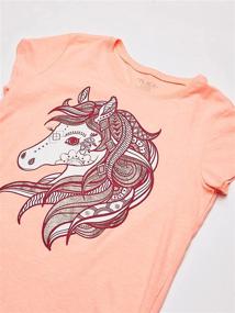img 2 attached to 🦄 Childrens Place Graphic T Shirt Unicorn: Trendy Tops, Tees & Blouses for Girls' Clothing