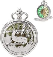 exquisite manchda christmas mechanical skeleton steampunk: a timeless holiday timepiece logo