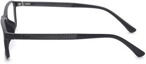 img 1 attached to 👓 Jcerki Blue Light Filter Nearsighted Distance Glasses -2.50 Strength | Unisex Anti-Eyestrain UV Blocking Myopia Eyeglasses