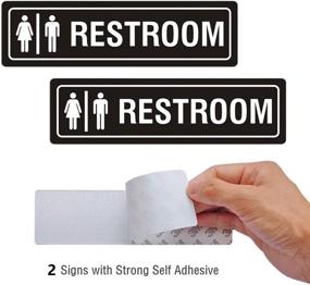 img 2 attached to Restroom Business Self Adhesive Bathroom UV Protected