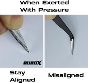 img 1 attached to DuroX Tools Splinter Tweezers - Easy Splinter Removal Kit with Finely-Honed Tips, Keychain Included - (Blister Pack in Paper Box)