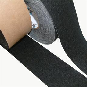img 2 attached to 🔳 JVCC FELT-06 Polyester Felt Tape: 3/4 in. x 15 ft. Thickness 1mm (Black) - High-Quality Adhesive Felt Tape