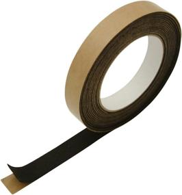 img 4 attached to 🔳 JVCC FELT-06 Polyester Felt Tape: 3/4 in. x 15 ft. Thickness 1mm (Black) - High-Quality Adhesive Felt Tape