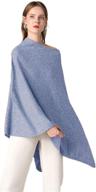 ponchos cashmere asymmetrical pashmina cashmere logo