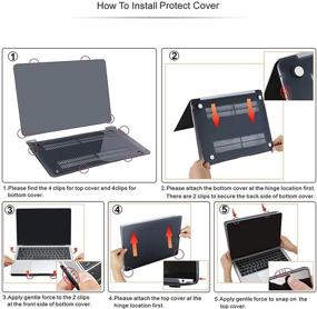 img 2 attached to Valkit MacBook Air 13 Inch Case 2010-2017 Release A1369 A1466