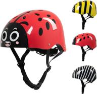 🛴 teetle skateboard helmet: versatile safety gear for kids, youth, and adults - removable liners, ideal for cycling, perfect head circumference range: 21-23 inches logo