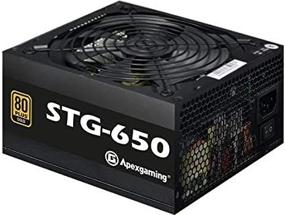 img 1 attached to ApexGaming STG-650 PSU: High Performance 2020 80+ Gold Certified 650W Power Supply for RTX3070 Gaming GPU