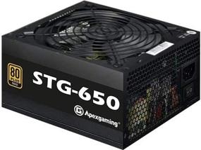 img 4 attached to ApexGaming STG-650 PSU: High Performance 2020 80+ Gold Certified 650W Power Supply for RTX3070 Gaming GPU