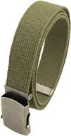 cotton military belt made olive men's accessories logo