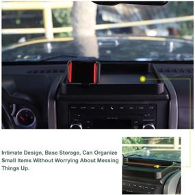 img 1 attached to 📱 Держатель для телефона и органайзер для консоли на Jeep Wrangler JK JKU (2007-2010)