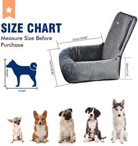 img 3 attached to 🐶 BOCHAO Dog Car Seat: Safe & Comfortable Pet Booster Seat for Travel, Easy to Clean