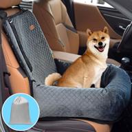 🐶 bochao dog car seat: safe & comfortable pet booster seat for travel, easy to clean logo