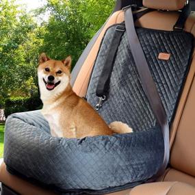 img 1 attached to 🐶 BOCHAO Dog Car Seat: Safe & Comfortable Pet Booster Seat for Travel, Easy to Clean