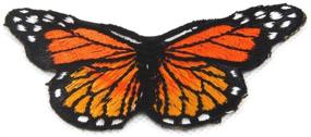 img 1 attached to Colorful XUNHUI Butterfly Iron on Patches - Vibrant Embroidered Appliques for Clothing (10 Pieces)