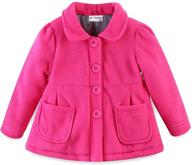 mud kingdom girls' fleece jacket coat logo