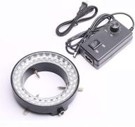 enhanced seo: devmo 60-led adjustable ring light for stereo zoom microscope logo