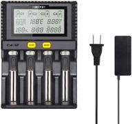 ультрабыстрая зарядка аккумулятора 18650 от miboxer - 3a / bay rapid charging для aa aaa d 26650 18490 18350 18500 rcr123 li-ion / imr / inr / icr / ni-mh / ni-cd - жк-дисплей, интеллектуальный контроль температуры логотип