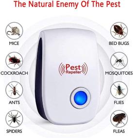 img 3 attached to 🐜 2021 Upgraded Ultrasonic Pest Repeller 6 Packs - Plug in Indoor Pest Repellent for Mosquito, Insects, Cockroaches, Mouse, Rats, Bug, Spider, Ant - Safe for Humans and Pets